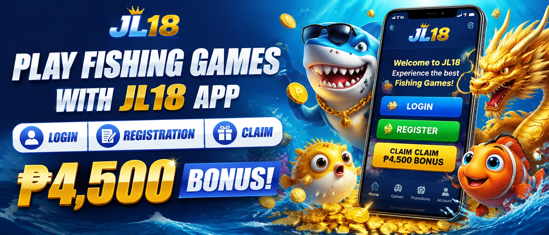 Fishing Games promotional visual for Philippines players