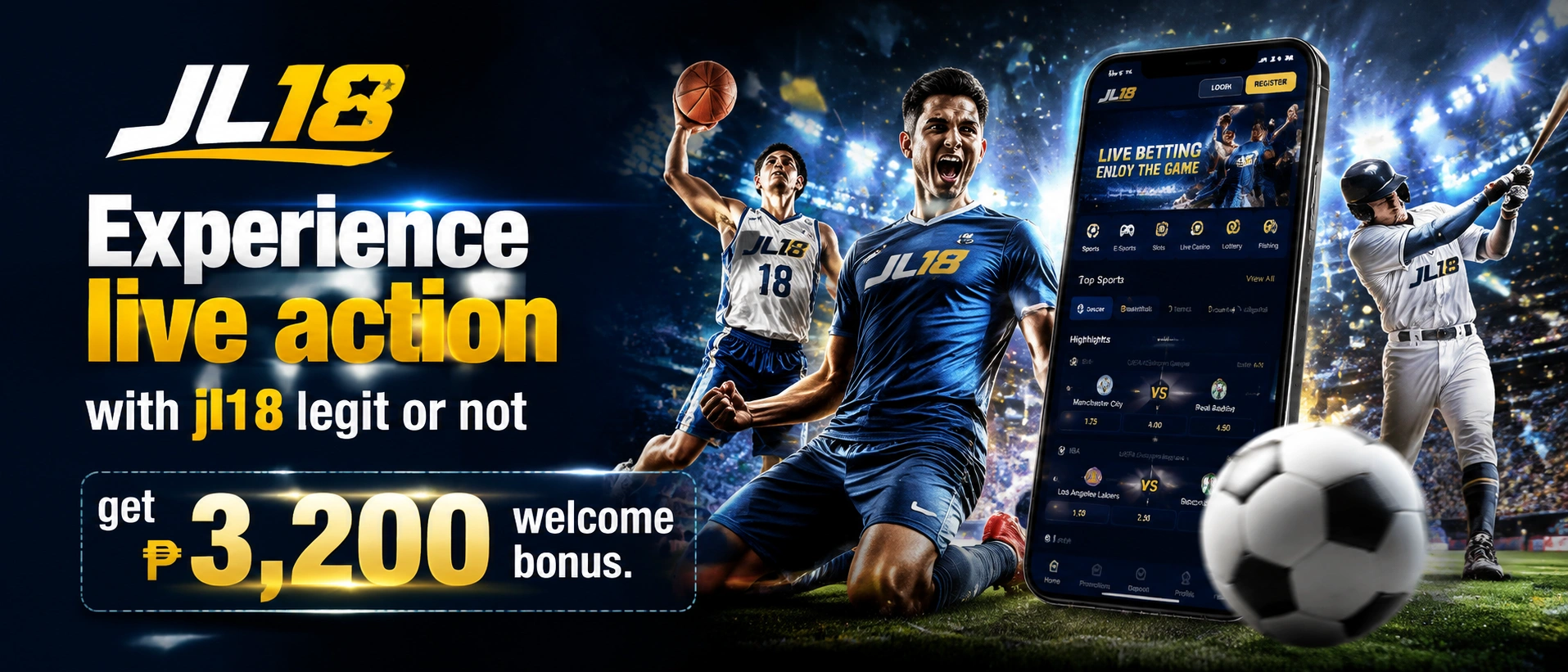 jl18 live casino promotion and table access